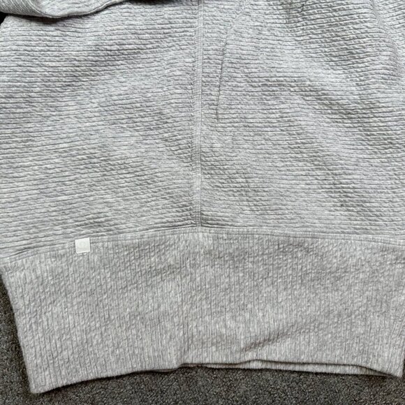 Lululemon Call for Cozy Mini Dress Heathered Core Ultra Light Grey Size 4 - Picture 8 of 8